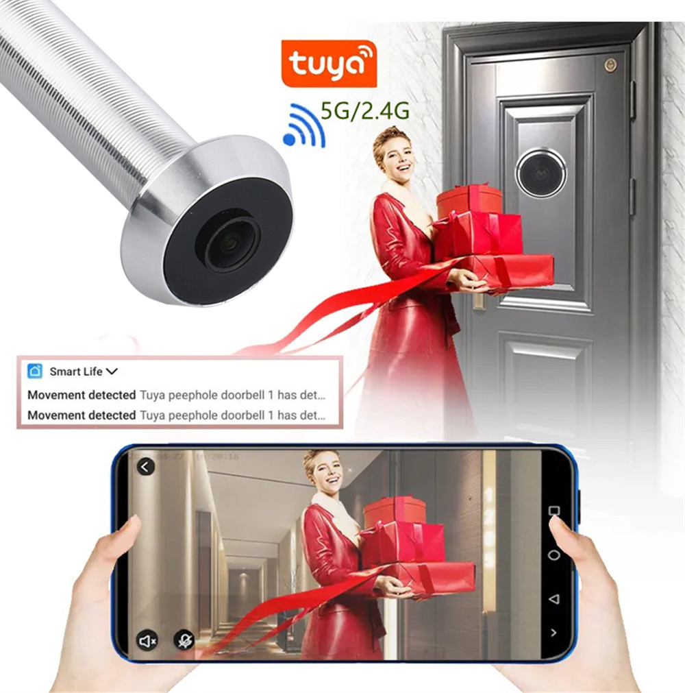 Kamera LED do wizjera drzwi 10 – Home Security Front Door Camera recenzja i cena